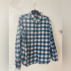 Tom Ford Shirt Mens Western Pearl Snap Plaid Long Sleeve Cotton SZ 44 ITALY